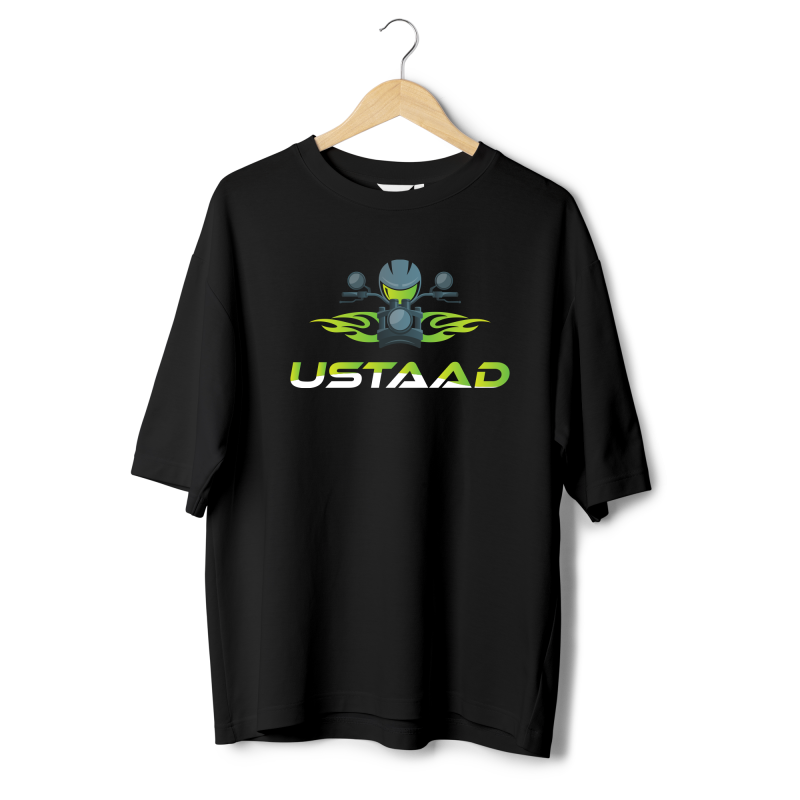 Life is Beautiful  Ustaad Oversized tshirt